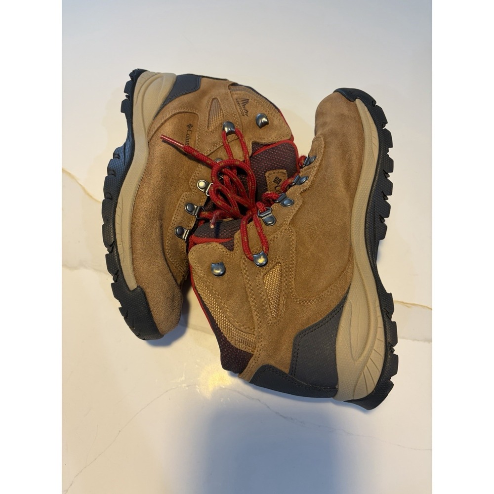 Columbia Waterproof Mid Hiking Boots Women's Size 7.5 Brown Suede Trail Shoes - Picture 8 of 9
